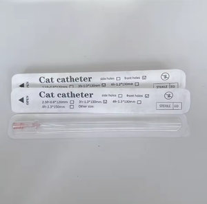 पशु चिकित्सा बिल्ली कैथीटर कुत्ते कैथेटर यूरिनरी कैथेटर, गाइड वायर जांच के साथ खुला और साइड ओपन ओपन - Product Image 6