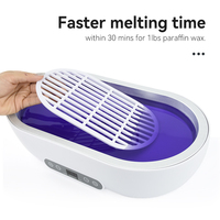 Anpassen des Logos Paraffin Bath Warmer Kit Beauty Körperpflege Hand-und Körper paraffin wachs heizung zum Schmelzen von Paraffin wachs