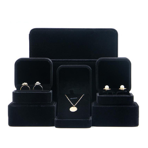 RINNTIN JB05 Luxury <strong>Women</strong> Gift <strong>Box</strong> Packaging Premium Velvet <strong>Jewelry</strong> <strong>Box</strong> - Product Image 2