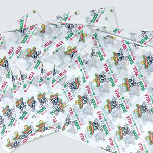 ZJPACK Oil Proof Custom Greaseproof Wax <b>Paper</b> Food Grade Burger Sandwich <b>Wrapping</b> <b>Paper</b> - Product Image 1