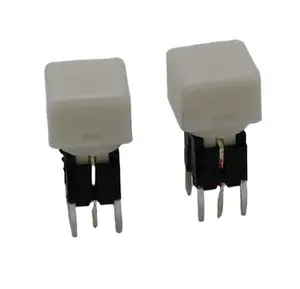 Cha 3 mini interruptor smt smd botão tátil botão de toque 12x12x7.3mm interruptor tátil com tampa quadrada cinza