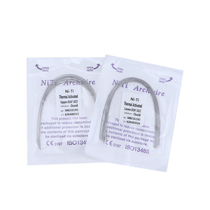 Fil orthodontique Ni-Ti activé thermiquement, arceaux supérieurs et inférieurs, 012 014 016 020, fil ovale rond, lot de 10 - Product Image 5