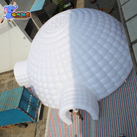 Tente dôme gonflable blanche de haute qualité, tente gonflable pour événement, tente igloo gonflable
