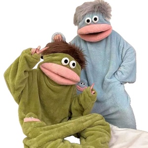 Pigiama Intero in Peluche Ispessito Caldo Invernale Estivo a Forma di Mostro Cartone Animato, Asciugatura Rapida, in Spandex/Cotone, per Bambini e Adulti - Product Image 3