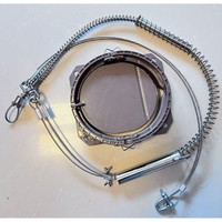 Outils de chasse, piège à ressort double en acier inoxydable pour sangliers, biches, renards, animaux de grande taille - respectueux de l'environnement