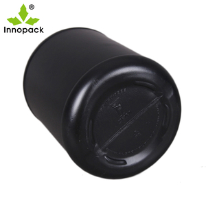 2kg hdpe noir en plastique récipient de protéines de lactosérum avec couvercle et cuillère - Product Image 4