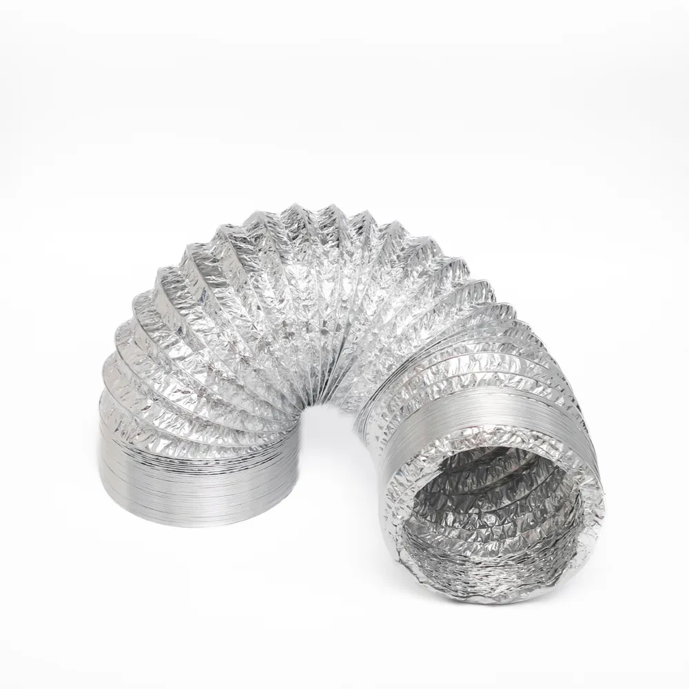 Flexible Aluminum Foil Duct Soft Air Hose for Kitchen Air Supply for HVAC Systems Parts