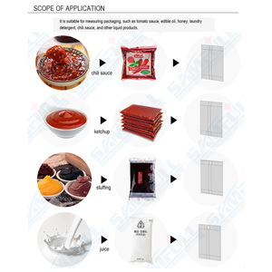 Máy Chiết Rót Chất Lỏng Túi Vffs Tự Động Máy Đóng Gói Nước Ép Trái Cây Chanh Dây Dứa Cam Máy Đóng Gói Nước Sốt Dọc Ngày - Product Image 6