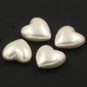 Vendita calda cuore ovale imitazione perle perline con foro per la moda donna collana <span class=keywords><strong>orecchini</strong></span> bracciali gioielli che fanno forniture - Product Image 4