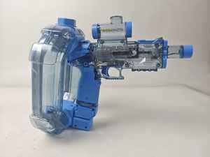 ปืนฉีดน้ำไฟฟ้ารุ่นใหม่ พร้อมไฟฉาย ความจุขนาดใหญ่ พลังแรง ยิงไกล ของเล่นฉีดน้ำสำหรับเด็ก เล่นสนุกกลางแจ้ง ชายหาด ฤดูร้อน - Product Image 4