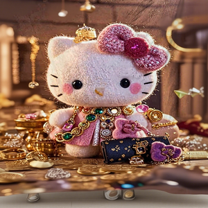 Manta de felpa suave y acogedora de alta calidad, regalos de San Valentín, manta personalizada con estampado 3D, lindo gato, ratón, oso, animales, manta de franela de lana - Product Image 1