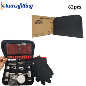 ชุดซ่อมยางรถยนต์ Karenfitting 62 ชิ้น พร้อมแผ่นปะและเครื่องมือสำหรับซ่อมฉุกเฉินรถยนต์และรถบรรทุก - Product Image 5