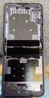 Rangka tengah perumahan dengan engsel Kabel Flex goresan kecil tanpa Lcd untuk Samsung Z Flip 4 F721u F721B F721n F721 bingkai Tengah