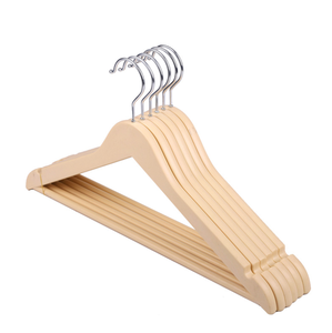 Bằng gỗ vải móc biểu tượng tùy chỉnh gỗ tự nhiên màu trắng móc áo - Product Image 2