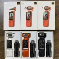 Caméra corporelle portable Pocket 3, caméra de vlogging 4K HD, caméra d'action portable avec 180° °   Objectif rotatif