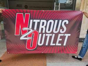 Discounted Custom Wind Resistant Waterproof Eco Friendly Vinyl <b>Banner</b> for Retail Outlets Office Lobbies Barber Shops - Product Image 3
