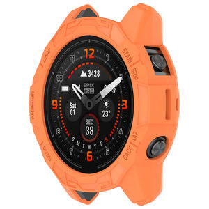 51MM demi-enveloppe montre intelligente cadre pare-chocs couverture Smartwatch étui de protection pour <span class=keywords><strong>Garmin</strong></span> <span class=keywords><strong>fenix</strong></span> 7X <span class=keywords><strong>Epix</strong></span> Pro - Product Image 3