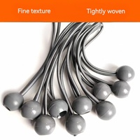 Cordon élastique de choc à tête sphérique de 4mm de diamètre pour la ligne de haubanage de tente extérieure et l'arrimage d'équipement