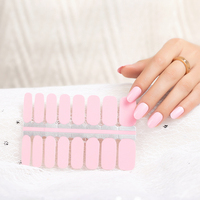 Autocollants et bandes adhésives 3D en forme de cœur en plastique imperméable Huizi 2026, couleur unie, pour un nail art luxueux