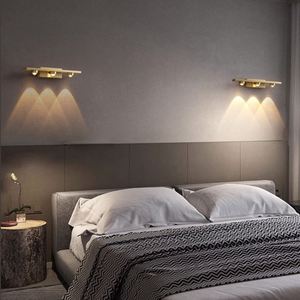 Tất cả đồng dẫn đèn tường cho khách sạn ấm áp bầu không khí hành lang hiên cầu thang nền tường lõm cài đặt cho đầu giường - Product Image 5