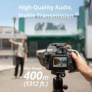 DJI <b>Mic</b> Mini 1 Tx Rx Ultralight Wireless Microphone Stable Transmission Solo Recording - Product Image 3