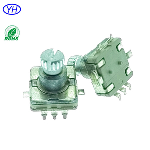 Encodeur rotatif à soudure par refusion version SMD de haute qualité, 20-30 positions, 0-15-20 impulsions avec axe métallique - Product Image 5