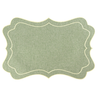 Napperons carrés en tissu brodé de couleur unie, style moderne, pour la décoration de table, utilisation quotidienne, banquets et hôtels