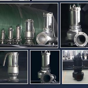 Pompe centrifuge submersible verticale robuste pour eaux usées, idéale pour les stations d'épuration - Product Image 2