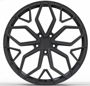 Özelleştirilmiş boyutu binek otomobil alaşımlı dövme 18x8.5 19X8.5 5x114.3 alaşım jant