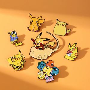 Broche Pokem-on, badge en métal, dessin animé, vêtements, trousse à crayons, sac d'école, accessoires décoratifs - Product Image 1