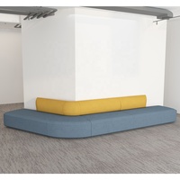 Meubles commerciaux modulables incurvés en forme libre, canapé modulaire, sièges de réception, salle d'attente, ensemble de canapés pour bureau, salon, clinique