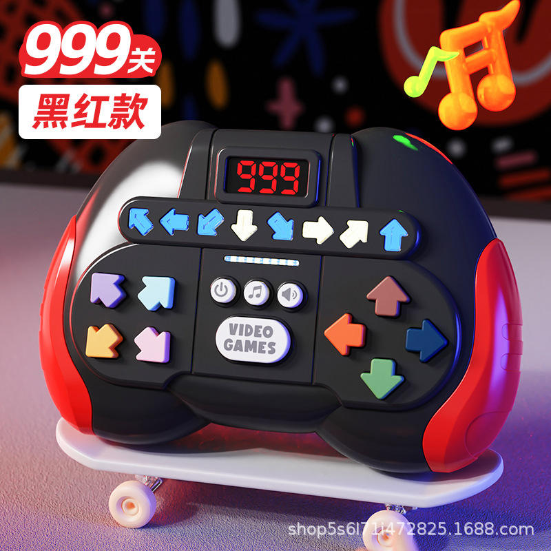 เครื่องเต้นดันความเร็ว LCD - สีแดง