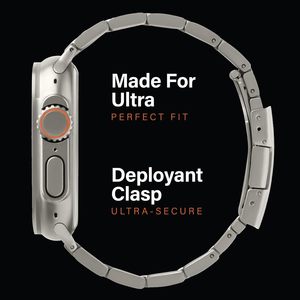 Correa de reloj de titanio superventas para <span class=keywords><strong>Apple</strong></span> <span class=keywords><strong>Watch</strong></span> Ultra 2, envío directo de fábrica, correa de repuesto transpirable para IWatch Ultra - Product Image 2
