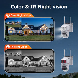 كاميرا شمسية لاسلكية مزدوجة 4G AOV our تسجيل كامل الوقت في الهواء الطلق IP65 6MP HD كاميرا AI للكشف عن الحركة - Product Image 5