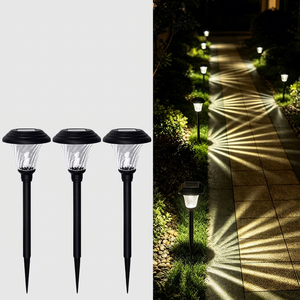 Iluminación LED Solar para Jardín, Resistente a la Lluvia, para Caminos Exteriores, Modelo 1W -66, para Decoración de Patio y Jardín - Product Image 1