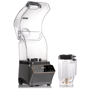 Extracteur de thé, broyeur de glace, mixeur à smoothies insonorisé de qualité supérieure, norme européenne, faible niveau sonore, 2,0 L, métal et plastique - Product Image 4