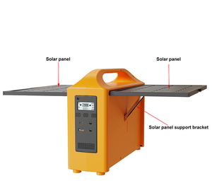 Station portable 240Wh 200W avec sortie AC/DC à onde sinusoïdale modifiée MPPT, <span class=keywords><strong>batterie</strong></span> <span class=keywords><strong>externe</strong></span> pour camping, voyage, voiture (panneau <span class=keywords><strong>solaire</strong></span>) - Product Image 2
