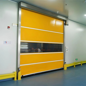 Portes verticales à enroulement rapide en PVC imperméables automatiques modernes haut de gamme sur mesure pour les installations industrielles - Product Image 4