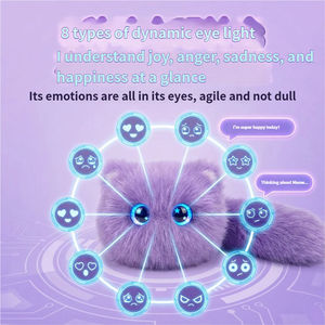 Nouvelle Peluche IA Mignonne, Chat Interactif Vocalisant, Compagnon Intelligent pour Enfants, Jouet d'Éveil Émotionnel et Éducatif, Cadeau - Product Image 4