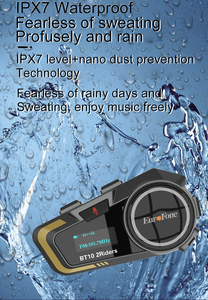 Großhandel Freis prec heinrich tung Motorrad helm Bluetooth Headset <span class=keywords><strong>Intercom</strong></span> <span class=keywords><strong>Intercom</strong></span> unica dores Unterstützung sofortige Sprache - Product Image 2