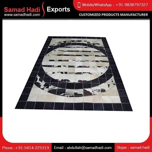 उच्च गुणवत्ता वाले अनुकूलित भारतीय काउच चमड़े के कालीन कालीन कढ़ाई क्षेत्र रग और प्रार्थना चटाई निर्माता से सीधे - Product Image 2