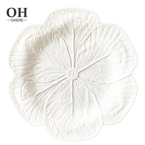 <span class=keywords><strong>Service</strong></span> de vaisselle en porcelaine fine Ohere, design minimaliste et écologique, assiettes de mariage blanches avec bord <span class=keywords><strong>doré</strong></span>, 4 pièces personnalisables - Product Image 2