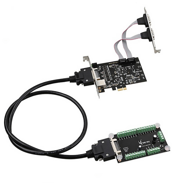 EtherCAT Bus Motion Control Card PCI-E EtherCAT Bus Master Station Card Multi-interface Expansion