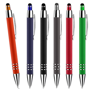 Nuevo Bolígrafo de Pantalla Táctil Suave, Bolígrafo con Logotipo, Bolígrafo Deportivo Promocional Personalizado, Venta al por Mayor en China, Bolígrafo de Lujo de Metal Dorado Rosa, Tinta Negra para Oficina - Product Image 3