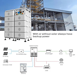 แบตเตอรี่ระบบโซลาร์เซลล์ BESS ขนาด 100kwh 200kwh 215kwh 232kwh สำหรับอุตสาหกรรมและพาณิชย์  43 kWh BESS UPS ระบบสำรองไฟ - Product Image 3