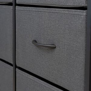 Modern Living Room Fabric <b>Cabinets</b> With Freestanding Durable Stainless Steel MDF Panel and Pine Wood - Product Image 5