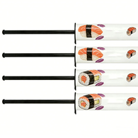 Conteneur à sushi personnalisable, écologique et facile à utiliser, en papier et plastique de qualité alimentaire, jetable, en vrac, 1000 pièces, pour restaurant de sushi