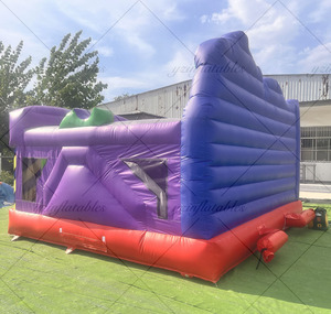 <span class=keywords><strong>Castillo</strong></span> Inflable con Tobogán para Fiestas de Cumpleaños y Eventos en Parques de Diversiones, Casa de Brinco Comercial Inflable para Niños - Product Image 4