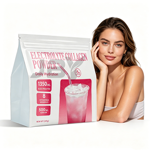 Poudre d'<span class=keywords><strong>électrolyte</strong></span>s et de collagène JBY GMP OEM à livraison rapide, hydratation, récupération musculaire, boisson nutritionnelle sportive - Product Image 1