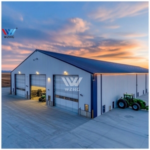 مستودع هيكل صلب جاهز الصنع رخيص من الصلب مستودع هيكل فولاذية مسبق الصنع - Product Image 6